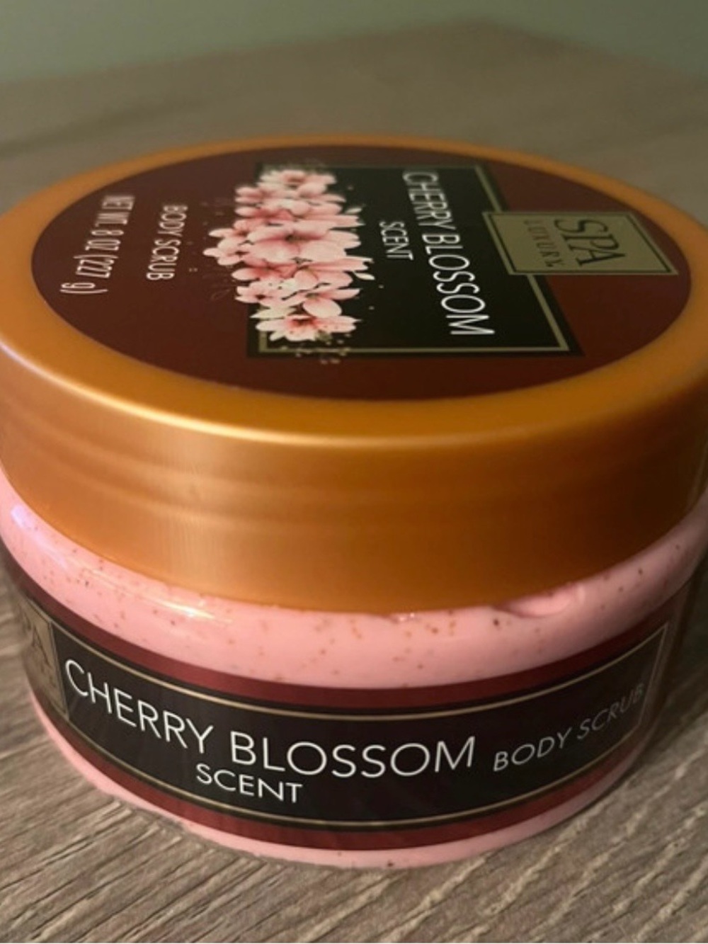 Spa Luxury 💜 Cherry Blossom Body Scrub - Picture 1 of 2